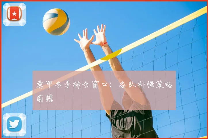 意甲冬季转会窗口：各队补强策略前瞻